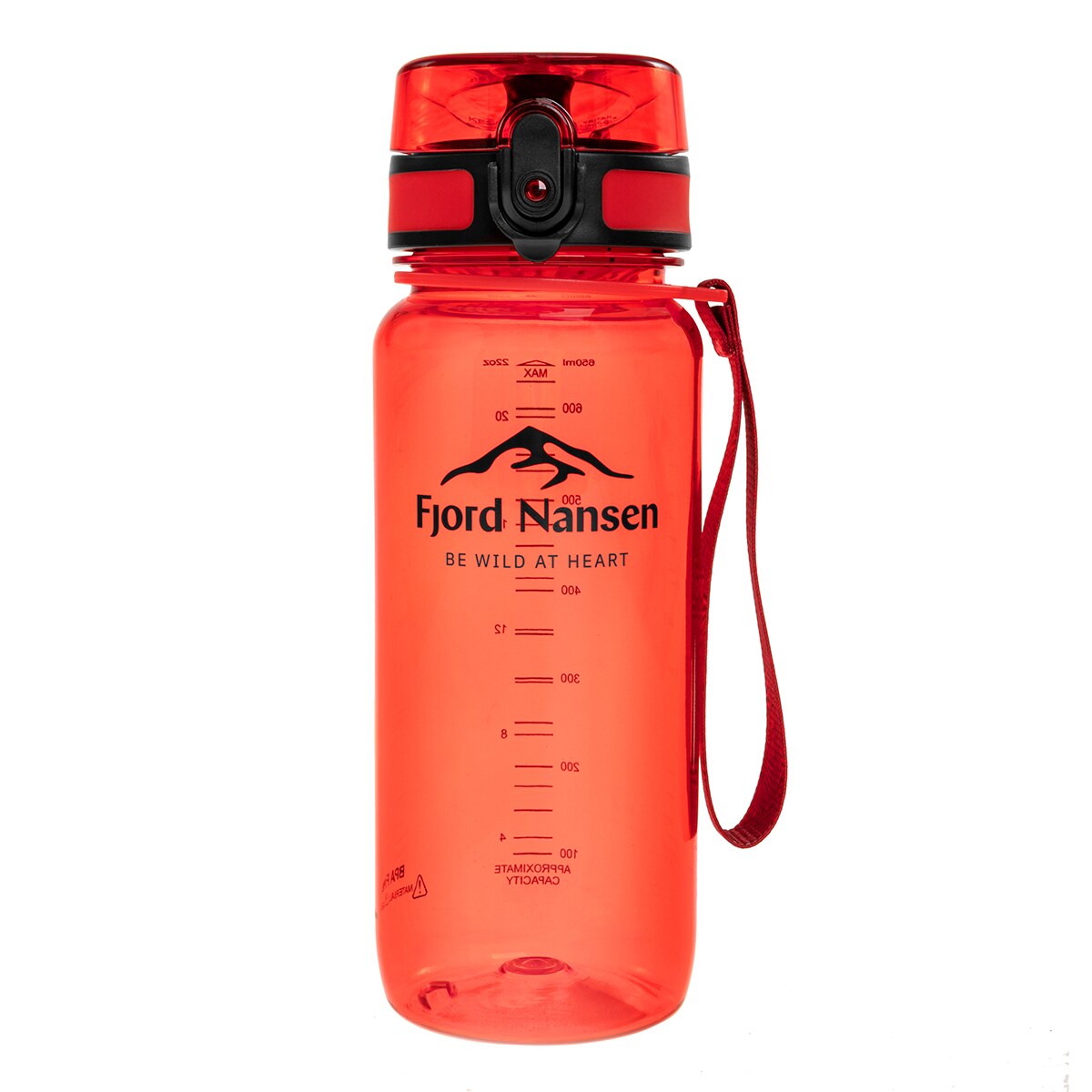 Fjord Nansen - Tritan Bottle - Trinkflasch 0,65 l - Ruby Red