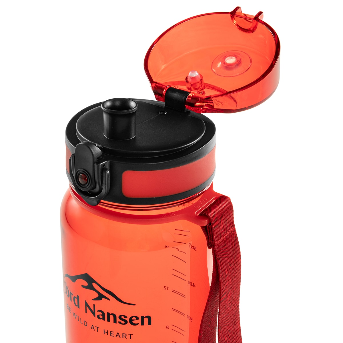 Fjord Nansen - Tritan Bottle - Trinkflasch 0,65 l - Ruby Red