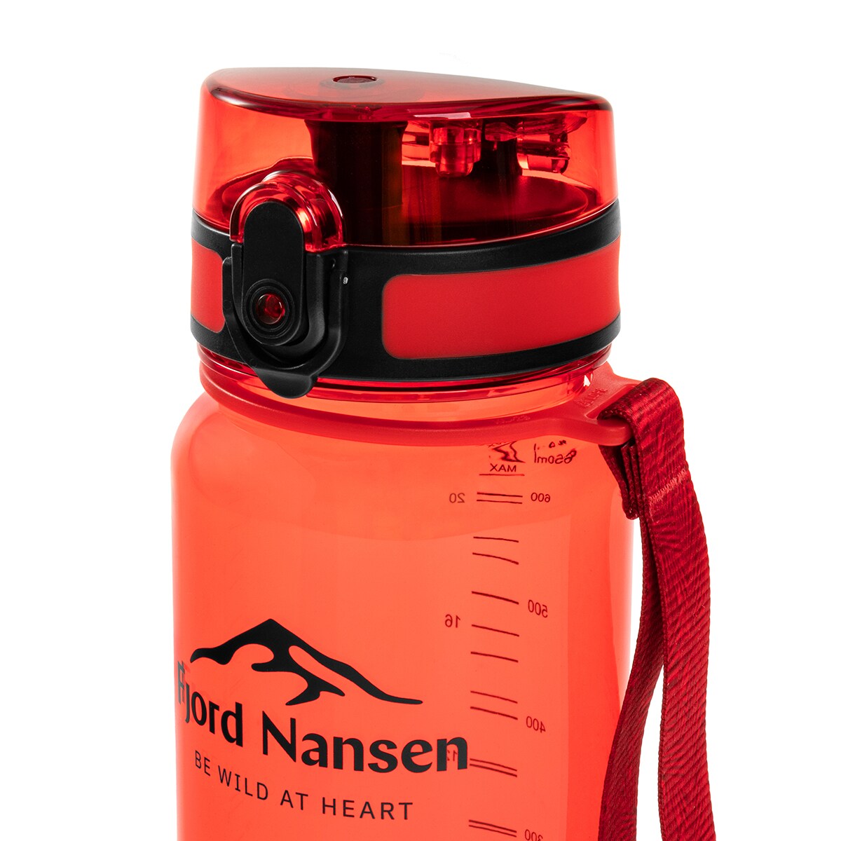 Fjord Nansen - Tritan Bottle - Trinkflasch 0,65 l - Ruby Red