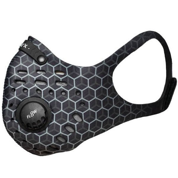 Broyx - Delta Hex Silver - Anti-Smogmaske - Black