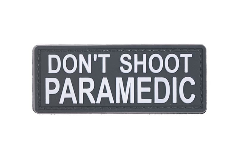 3D-Aufnäher - Don't Shoot Paramedic