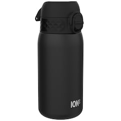 ION8 - Stainless Steel - Auslaufssichere Trinkflasche aus Edelstahl 0,4 l - Black
