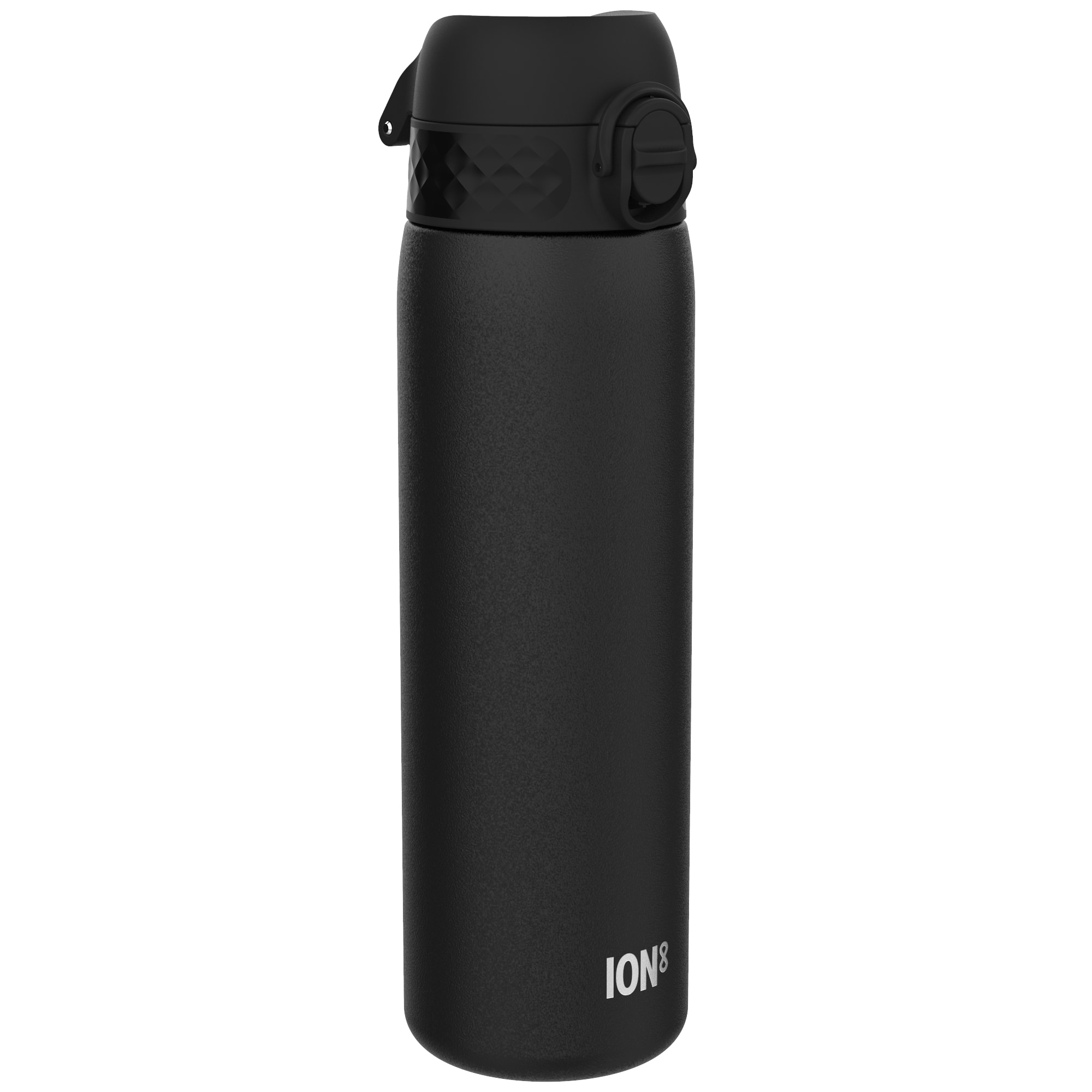 ION8 - Stainless Steel - Auslaufssichere Trinkflasche aus Edelstahl 600 ml - Black