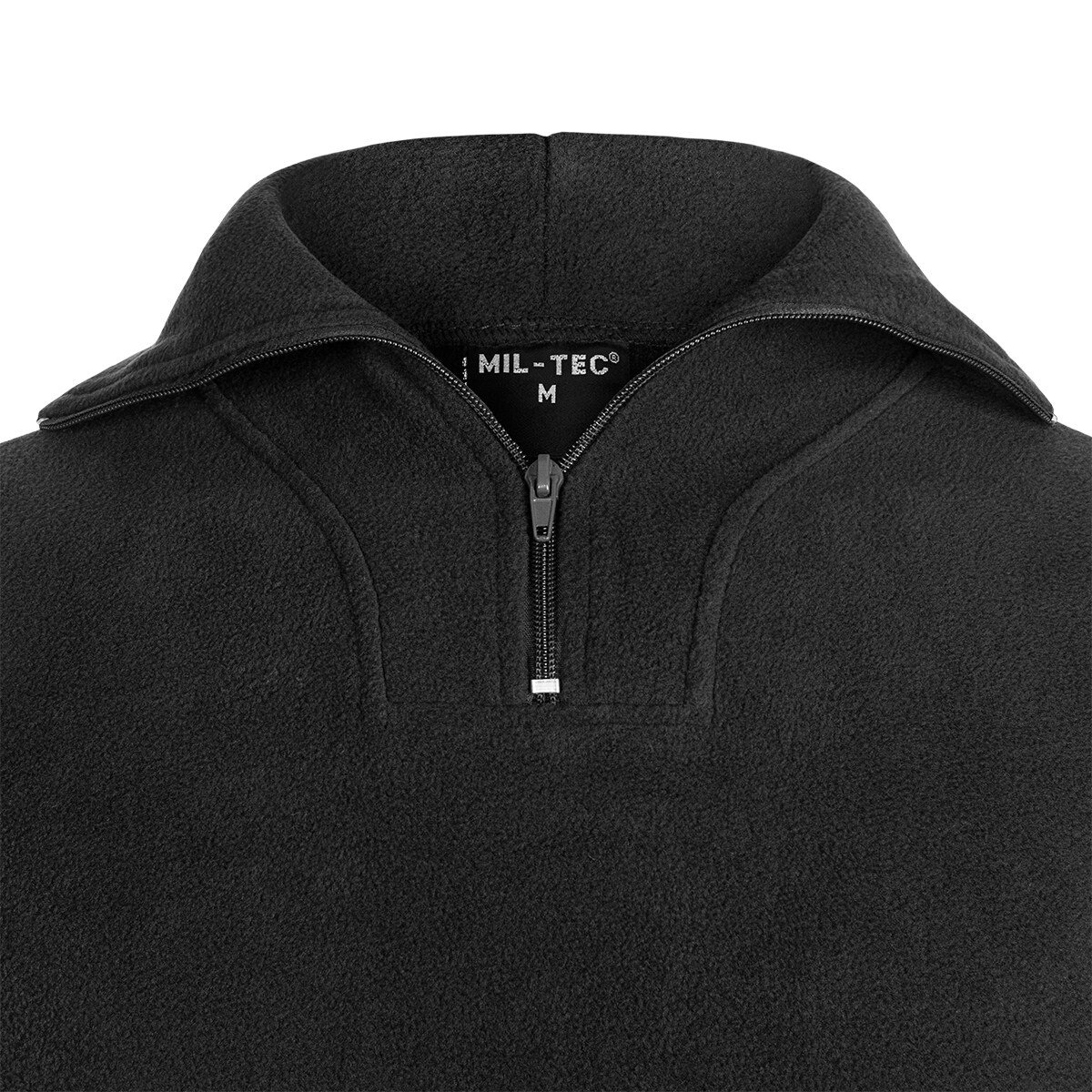 Mil-Tec - Unterwäsche aus Fleece mit Reißverschluss - Set - Black