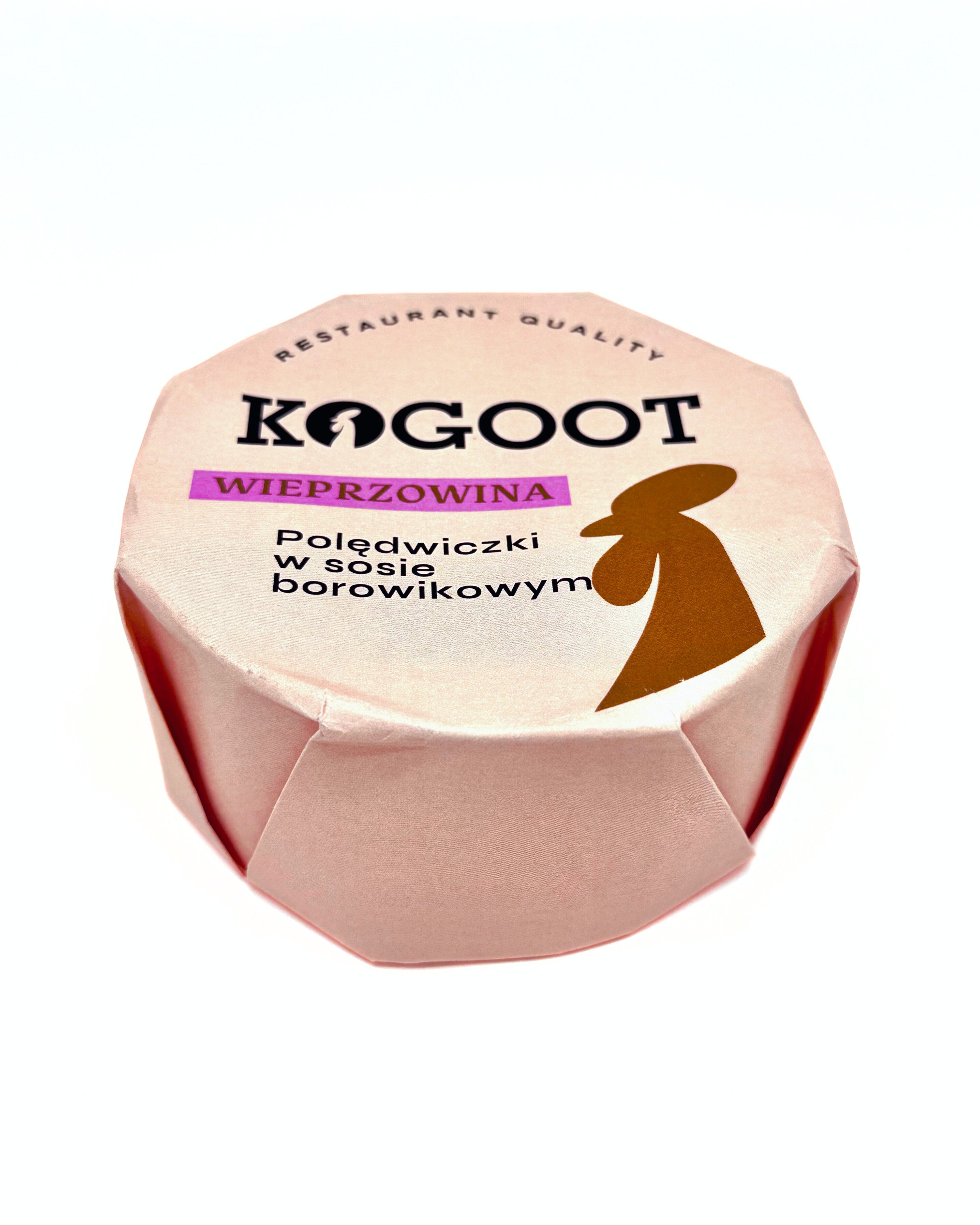 Kogoot-Konservierte Lebensmittel - Schweinemedaillons mit Steinpilzsoße 300 g