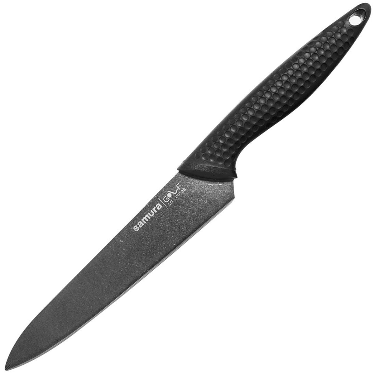 Samura - Santoku Golf Stonewash - Asiatisches Küchenmesser 16 cm