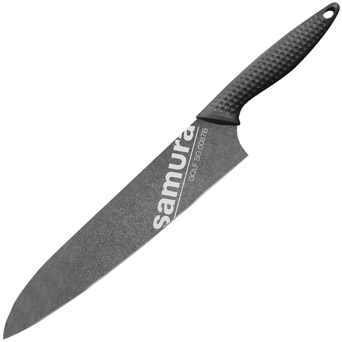 Samura - Santoku Golf Stonewash - Asiatisches Allzweckmesser 24 cm