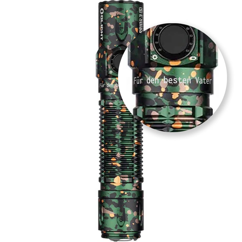 Olight - Warrior 3S - Taktische Taschenlampe 2300 Lumen - Camouflage