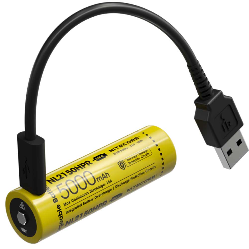 Nitecore - NL2150HPR 21700 - Li-Ion Akku 5000 mAh