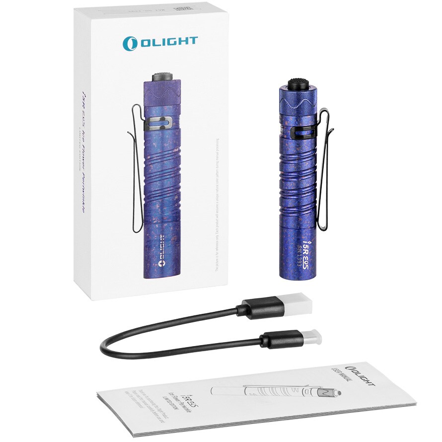 Olight - I5R EOS Limited Edition - Akku-Taschenlampe - Ice Flower Periwinkle Blue - 350 Lumen