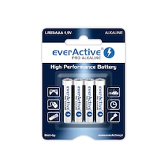 EverActive - LR03 AAA Pro Alkaline 1250 mAh blister - Alkalibatterie 4 Stk.