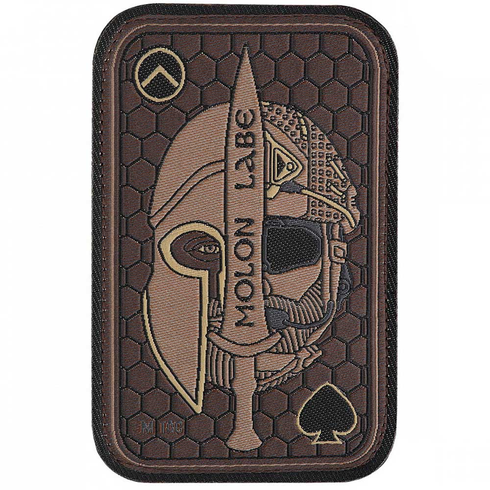 M-Tac - Molon Labe Ace - Aufnäher - Coyote