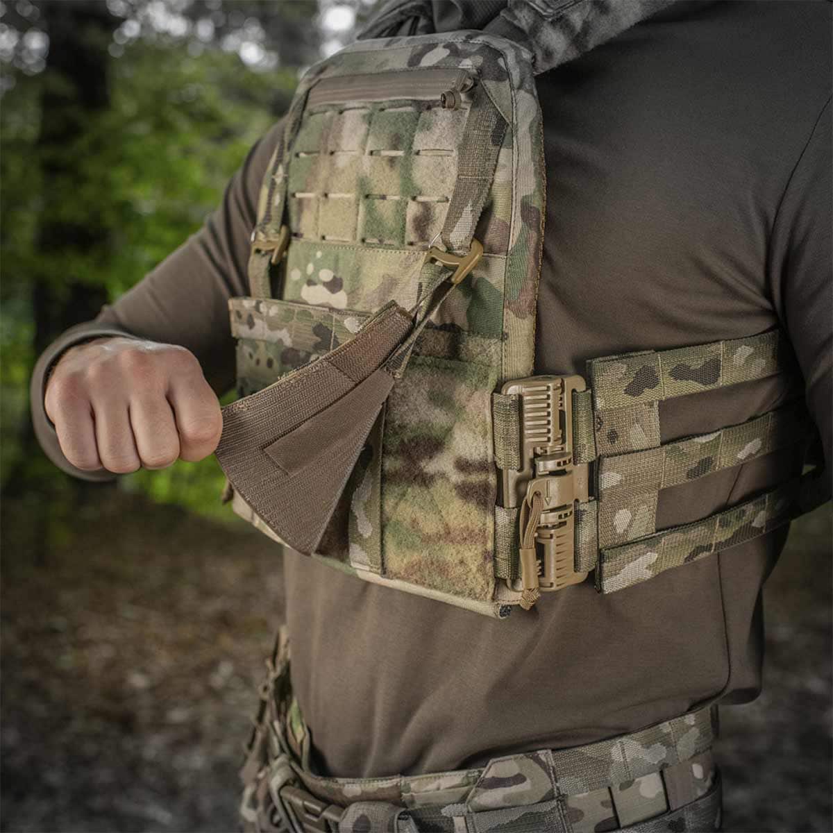 M-Tac - Frontpanel für Cuirass QRS-Weste - MultiCam