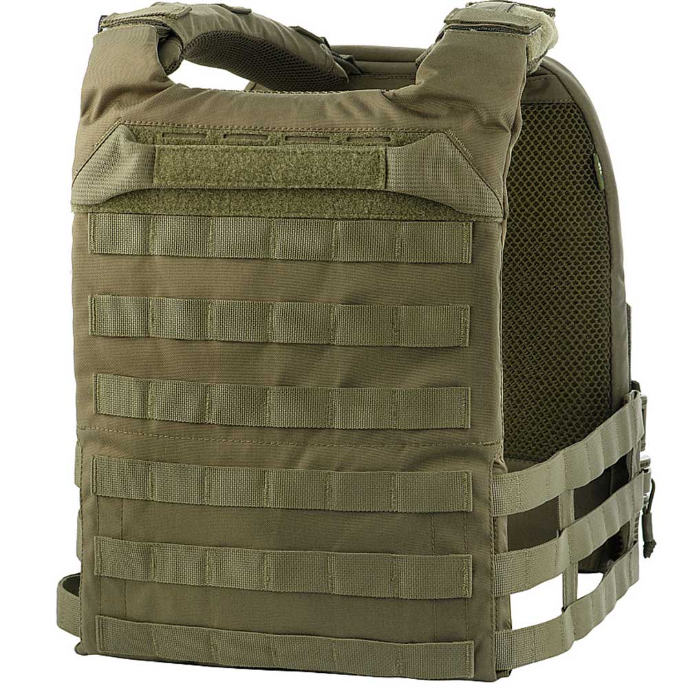 M-Tac - Plate Carrier Cuirass QRS - Taktische Schutzweste mit Taschen für Ballistische Einlagen L/XL-Größe - Ranger Green