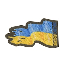 M-Tac - Flagge der Ukraine links - Aufnäher - Ranger Green