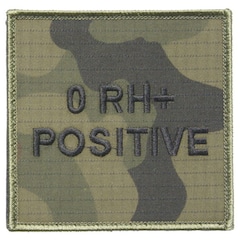 Emblem - Blutgruppe 0 Rh+ - wz. 2010