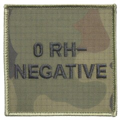 Emblem - Blutgruppe 0 Rh- - wz. 2010
