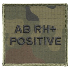 Emblem - Blutgruppe AB Rh+ Muster 2010