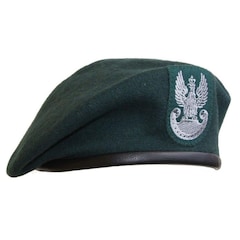 Barett der polnischen Armee - Gepresst - Grün