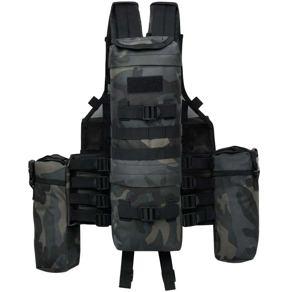 Brandit - Tactical Vest - Taktische Weste - Dark Camo