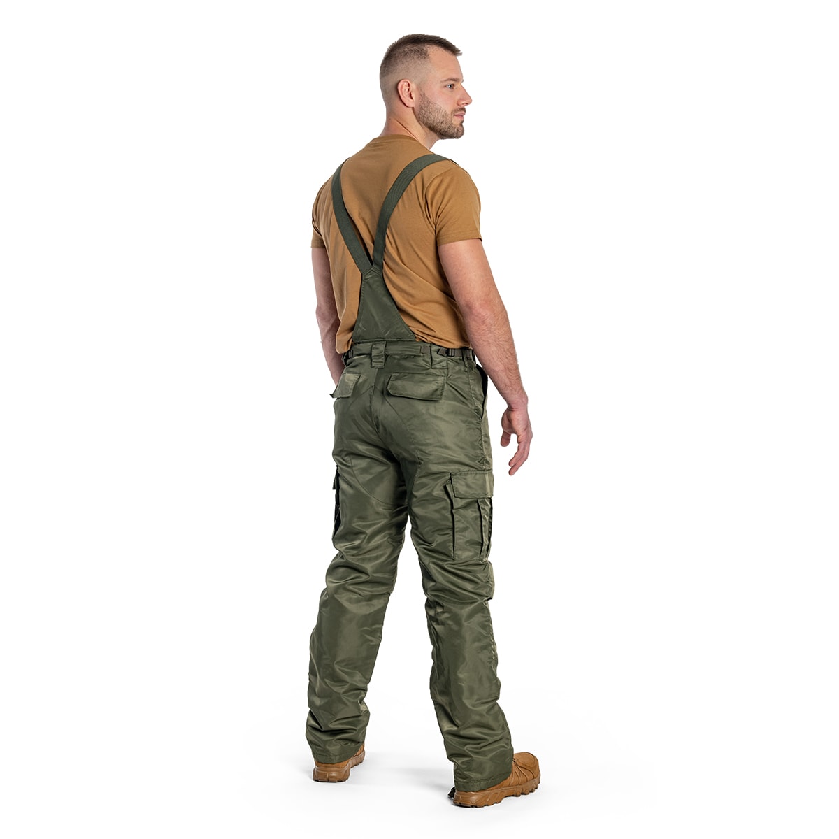 Brandit - Thermo Pants Next Generation - Thermohose mit Träger - Olive