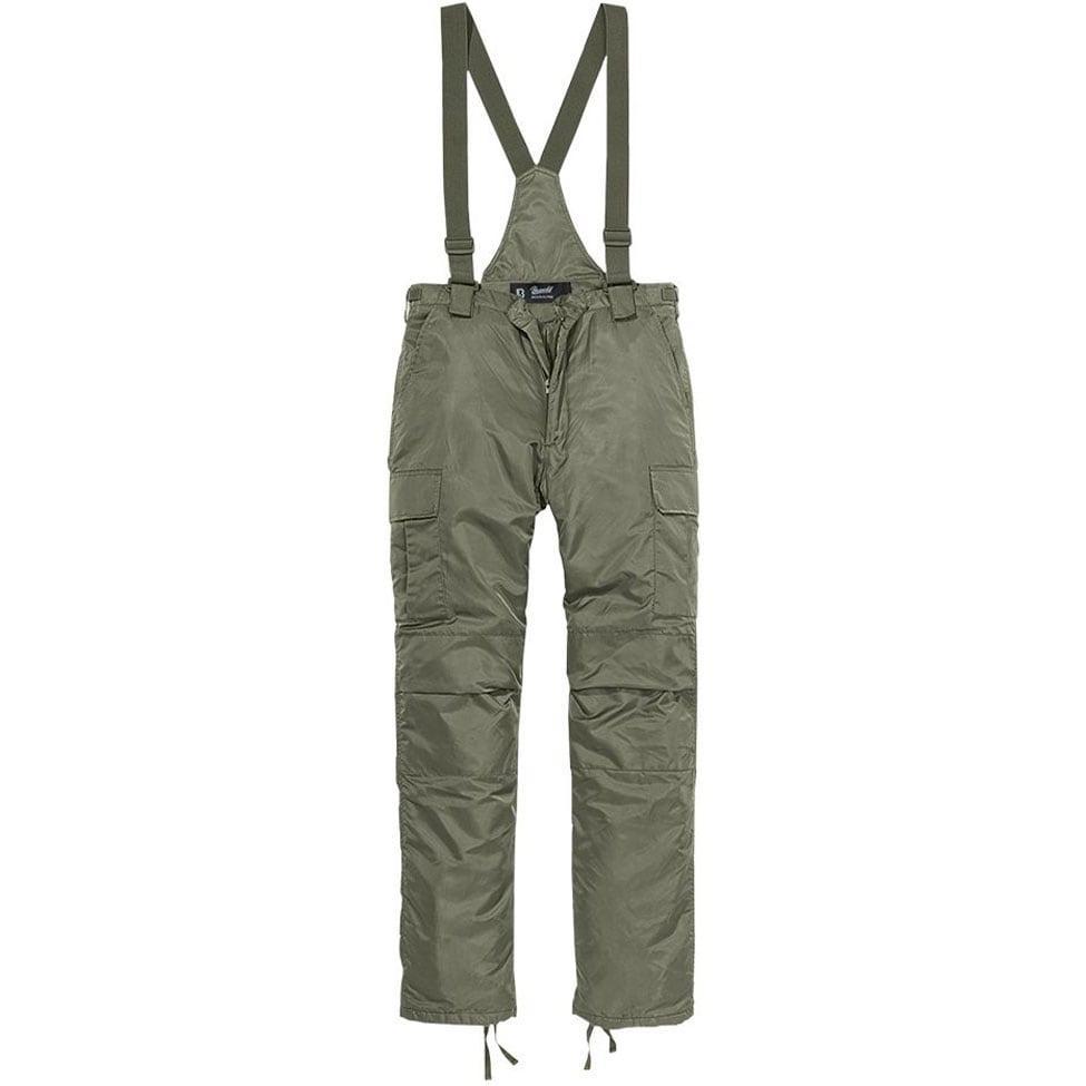 Brandit - Thermo Pants Next Generation - Thermohose mit Träger - Olive