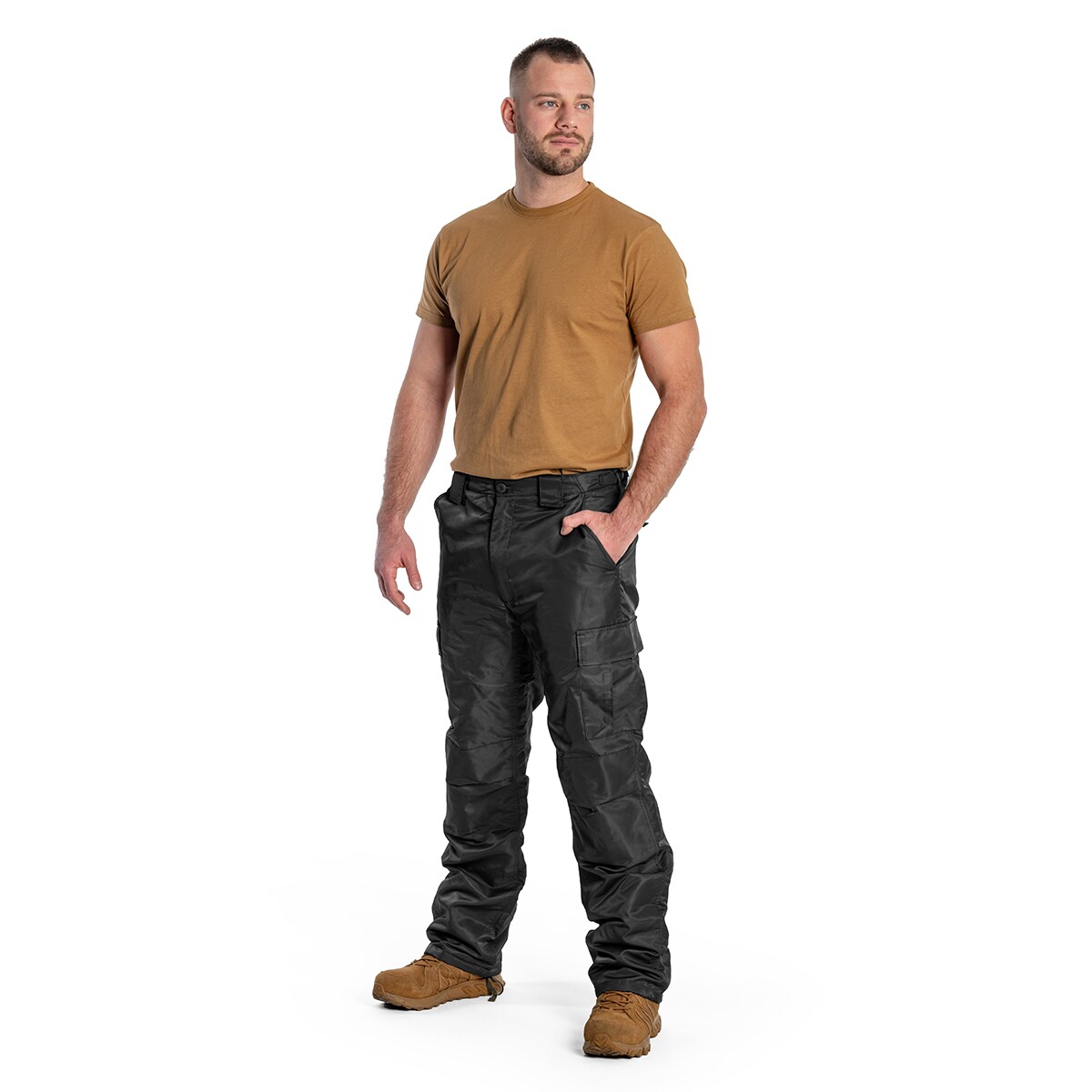 Brandit - Thermo Pants Next Generation - Thermohose mit Träger - Black