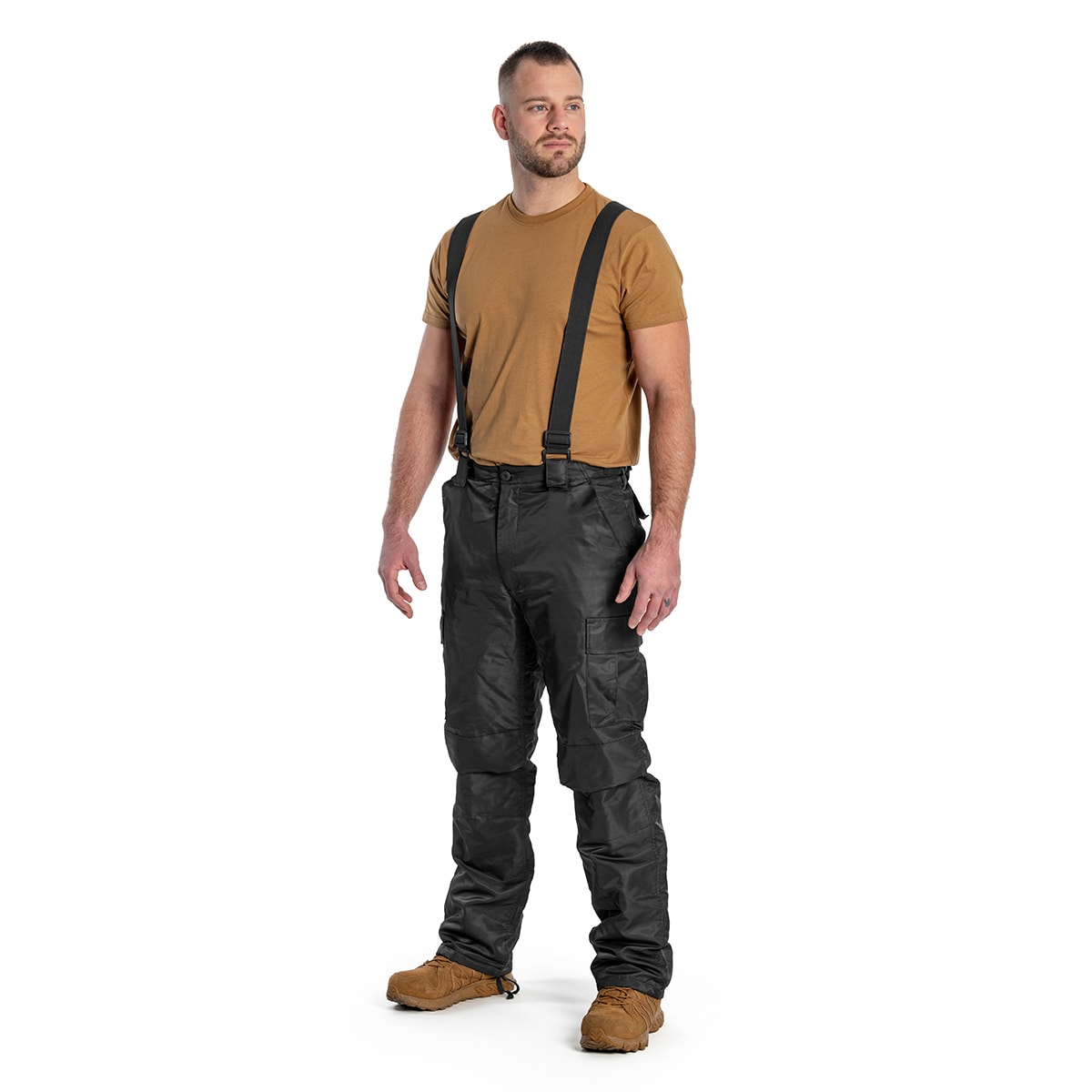 Brandit - Thermo Pants Next Generation - Thermohose mit Träger - Black