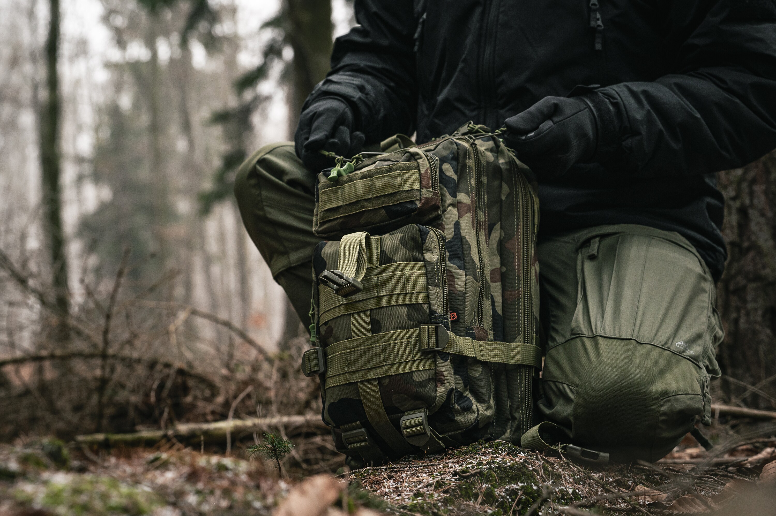 Badger Outdoor - Recon - Rucksack 25 l - wz.93 Pantera PL Woodland