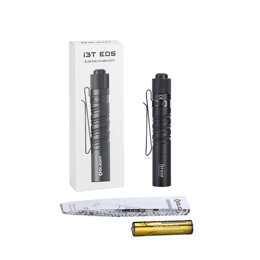 Olight - I3T EOS - Taschenlampe - Carbon Fiber - 180 Lumen