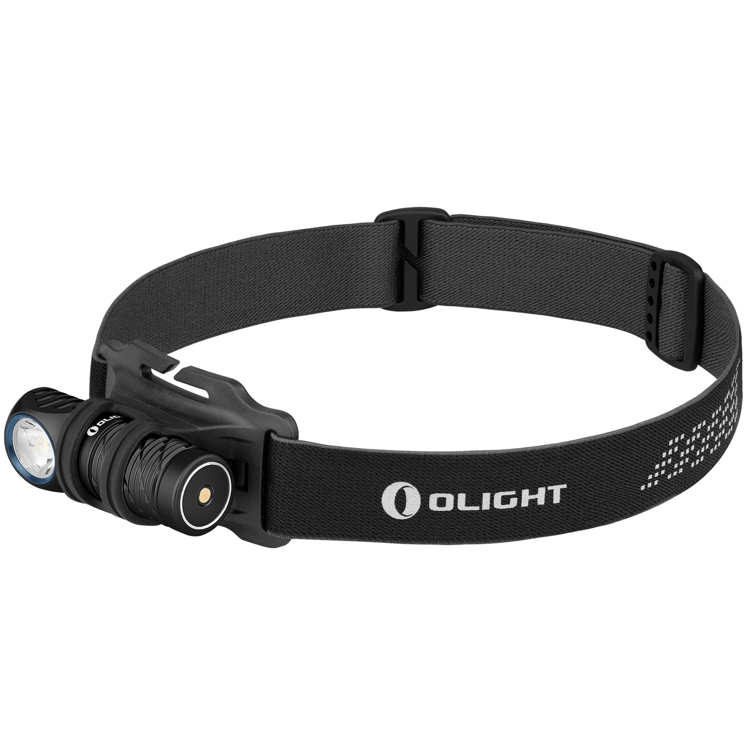 Olight - Perun 2 Mini - Kopf- und Winkeltaschenlampe mit Stirnband - Cool White - Black - 1100 Lumen