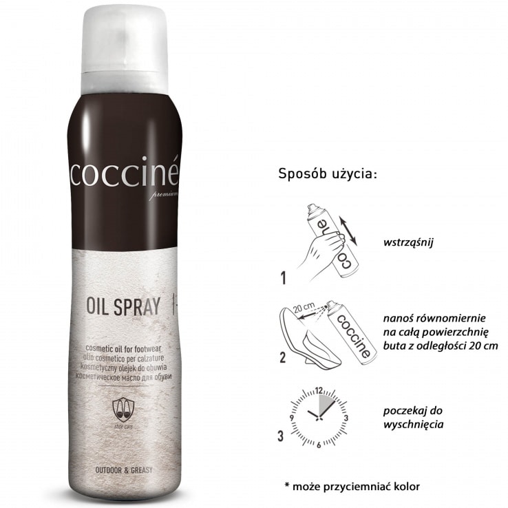 Coccine - Fettspray für Glattleder, Wildleder und Nubuk - 150 ml - Farblos