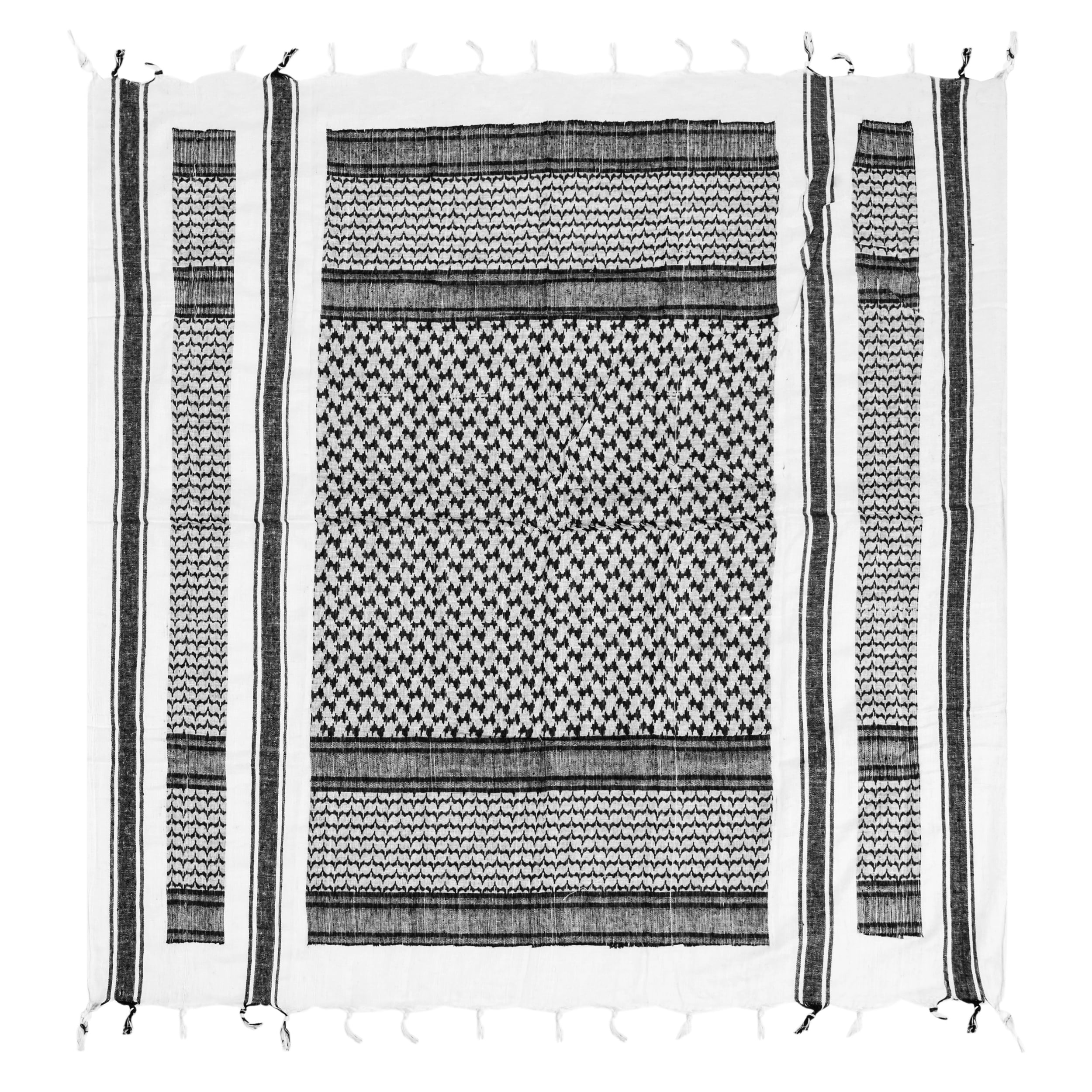 Mil-Tec - Palästinensertuch/Schlauchschal - weiß und schwarz