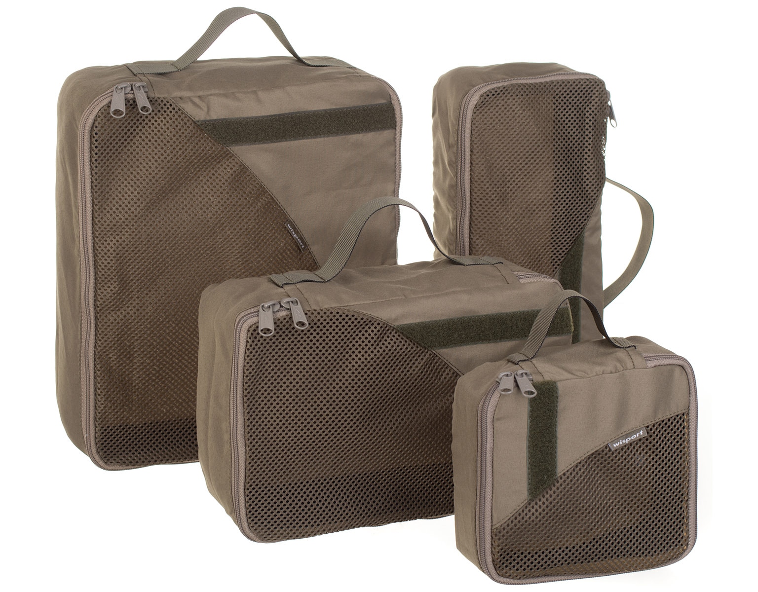 Wisport - Packbox Set - Kofferorganizer 4er Set - Khaki