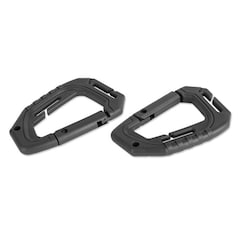 Mil-Tec Tactical Molle - Karabinerhaken - swarz 2 Stk.