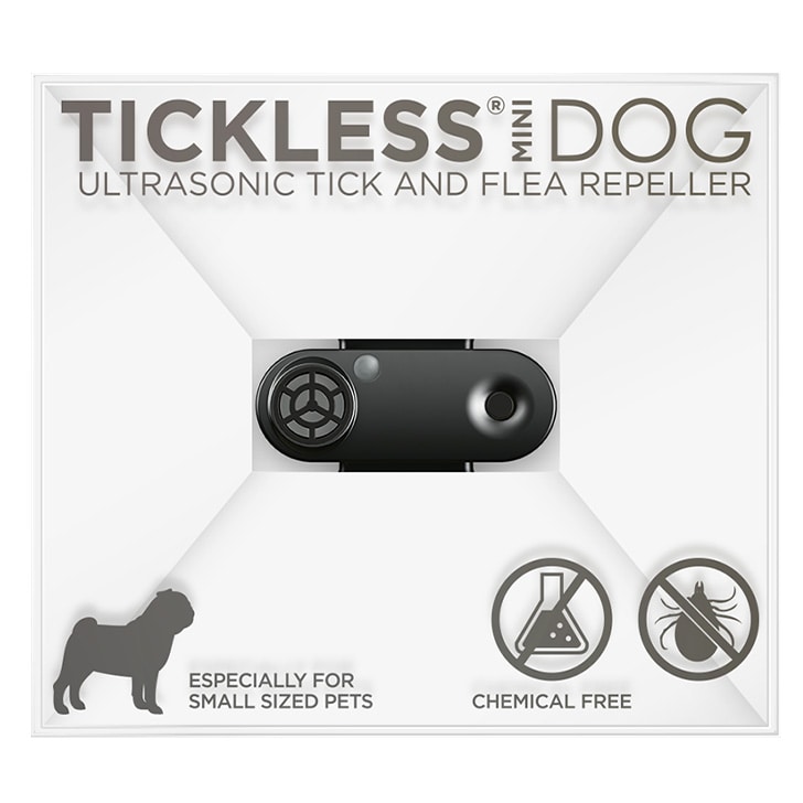 TickLess - Pet Mini Ultraschall-Zeckenschutz - für Tiere - Black