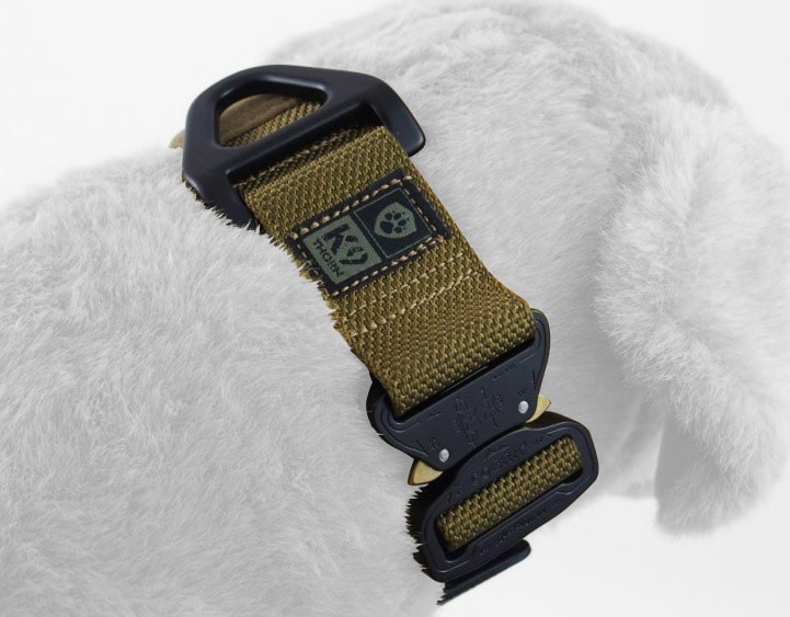 K9 Thorn - Cobra Alpha taktisches Halsband für Hunde - Coyote - Großer Hund
