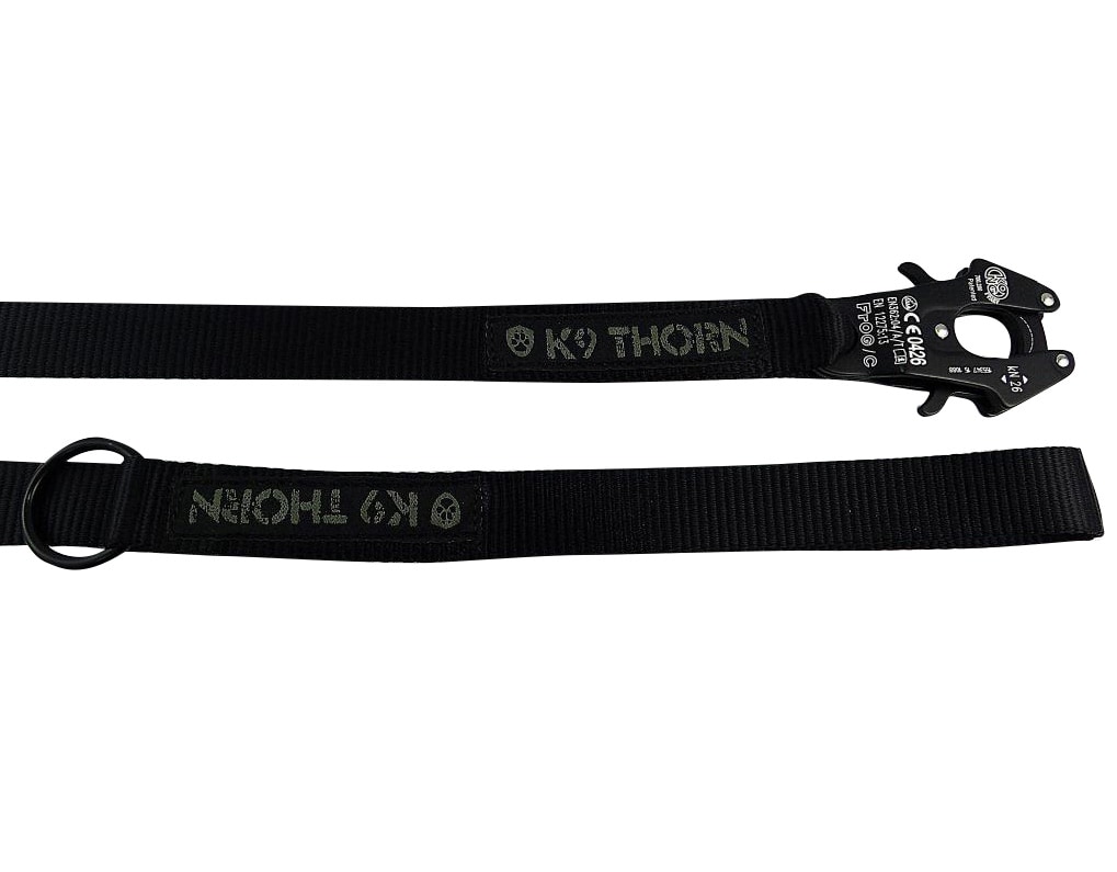 K9 Thorn - Kong Frog - Hundeleinen 100 cm - Black 