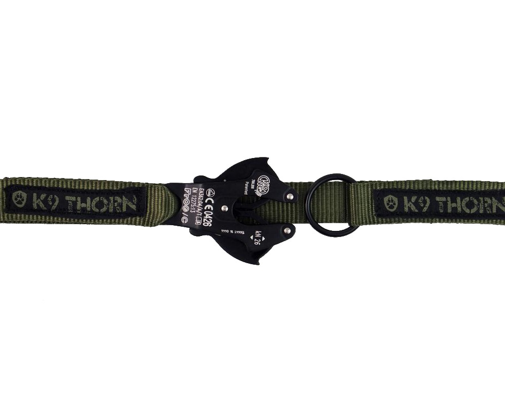 K9 Thorn - Kong Frog - Hundeleinen 100 cm - Olive 