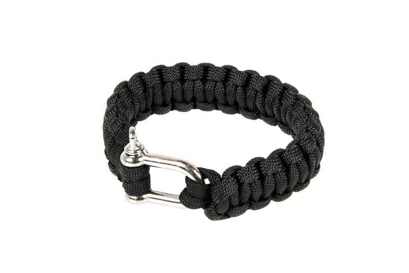 Paracord Element - U-Armband - schwarz