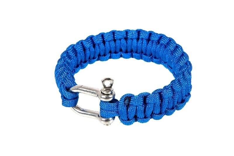 Paracord Element - U-Armband - blau