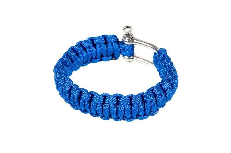 Paracord Element - U-Armband - blau