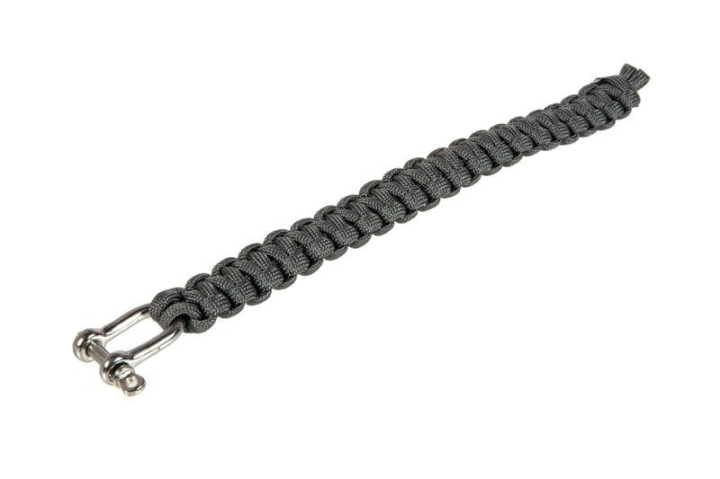 Paracord Element - U-Armband - grau