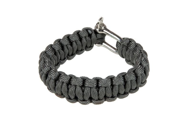 Paracord Element - U-Armband - grau