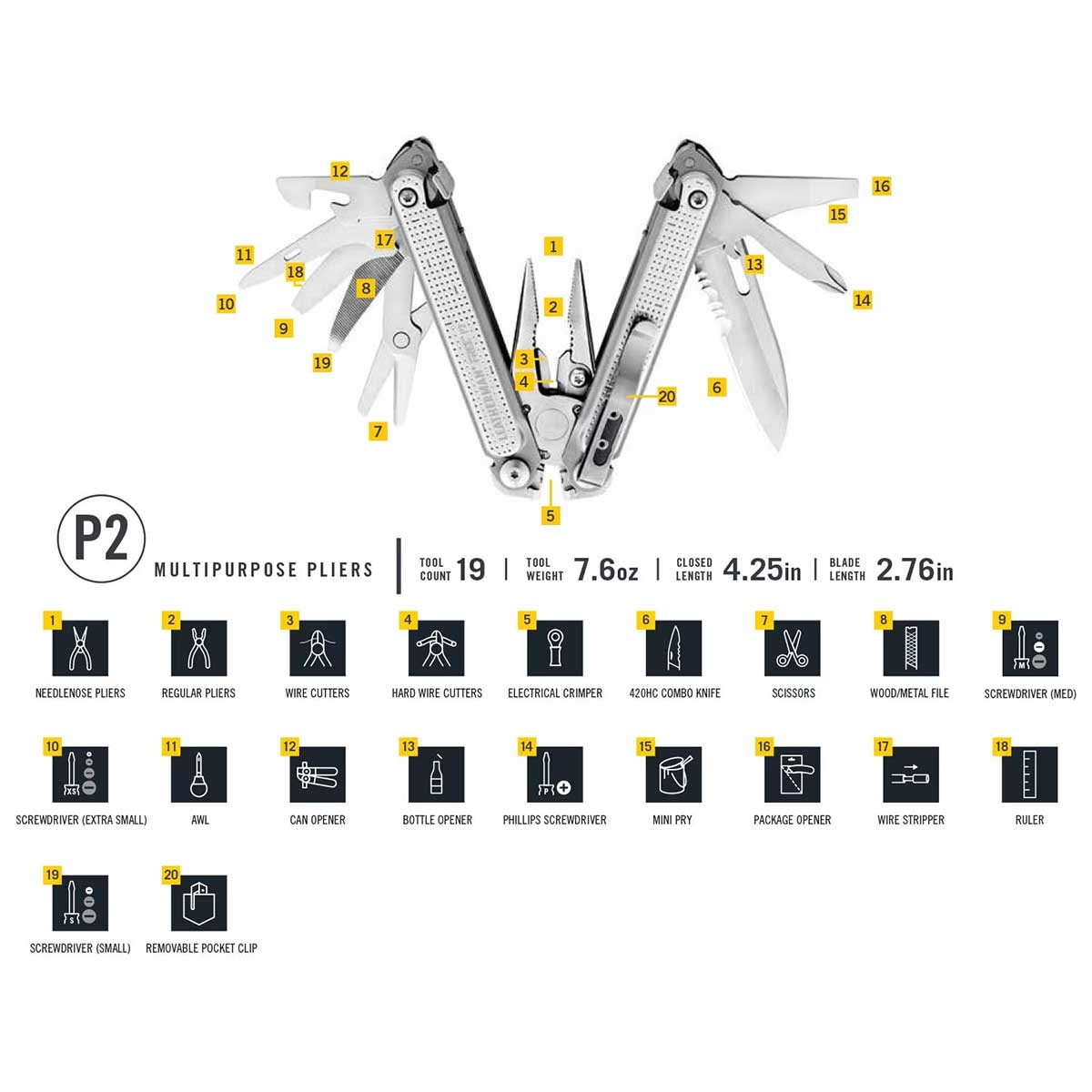 Leatherman Free P2 - Multitool