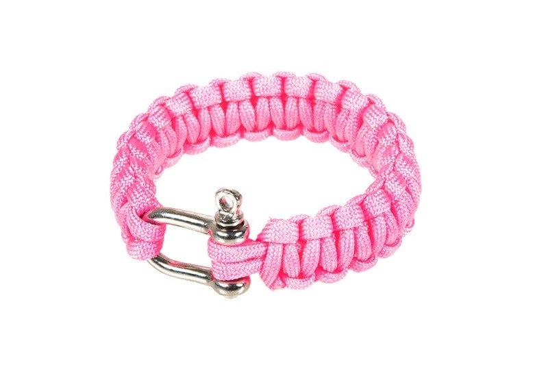 Paracord Element - U-Armband - rosa