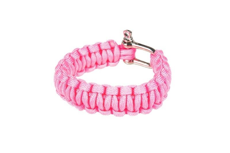 Paracord Element - U-Armband - rosa