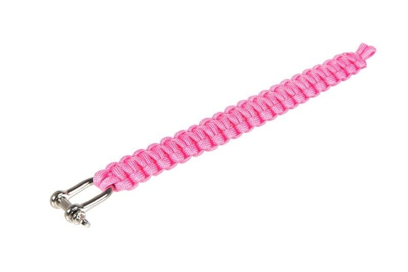 Paracord Element - U-Armband - rosa