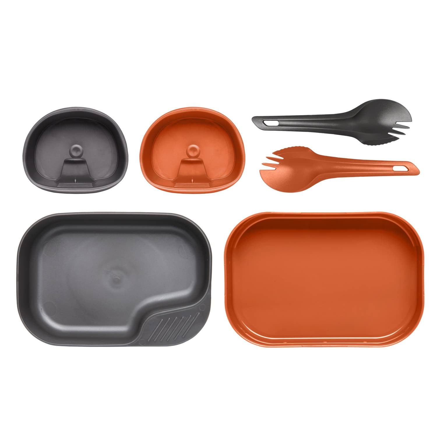 Wildo - Camp-A-Box Duo Set - Orange/Dark Grey