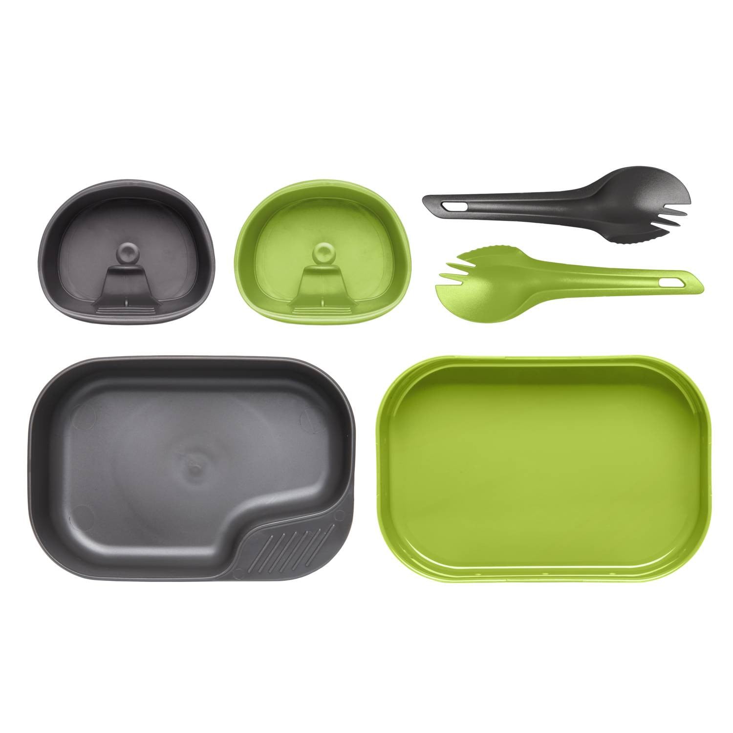 Wildo - Camp-A-Box Duo Set - Light Lime/Dark Grey